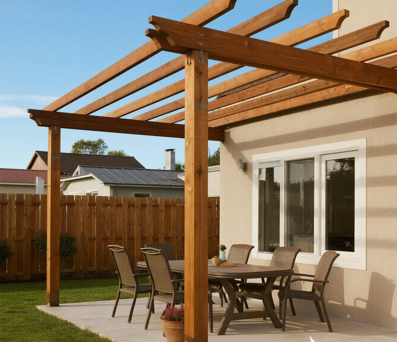 20x12 Pergola Installation 20x12 Pergola Installation